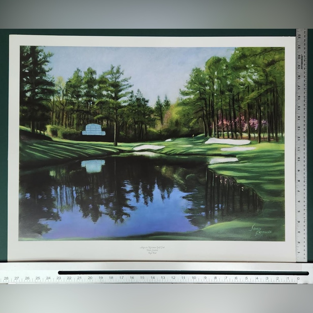 Augusta National Print . 20x22 approximately